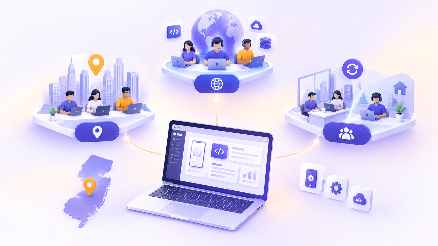 Hiring an App Development Company in New Jersey: Local vs Offshore vs Hybrid
