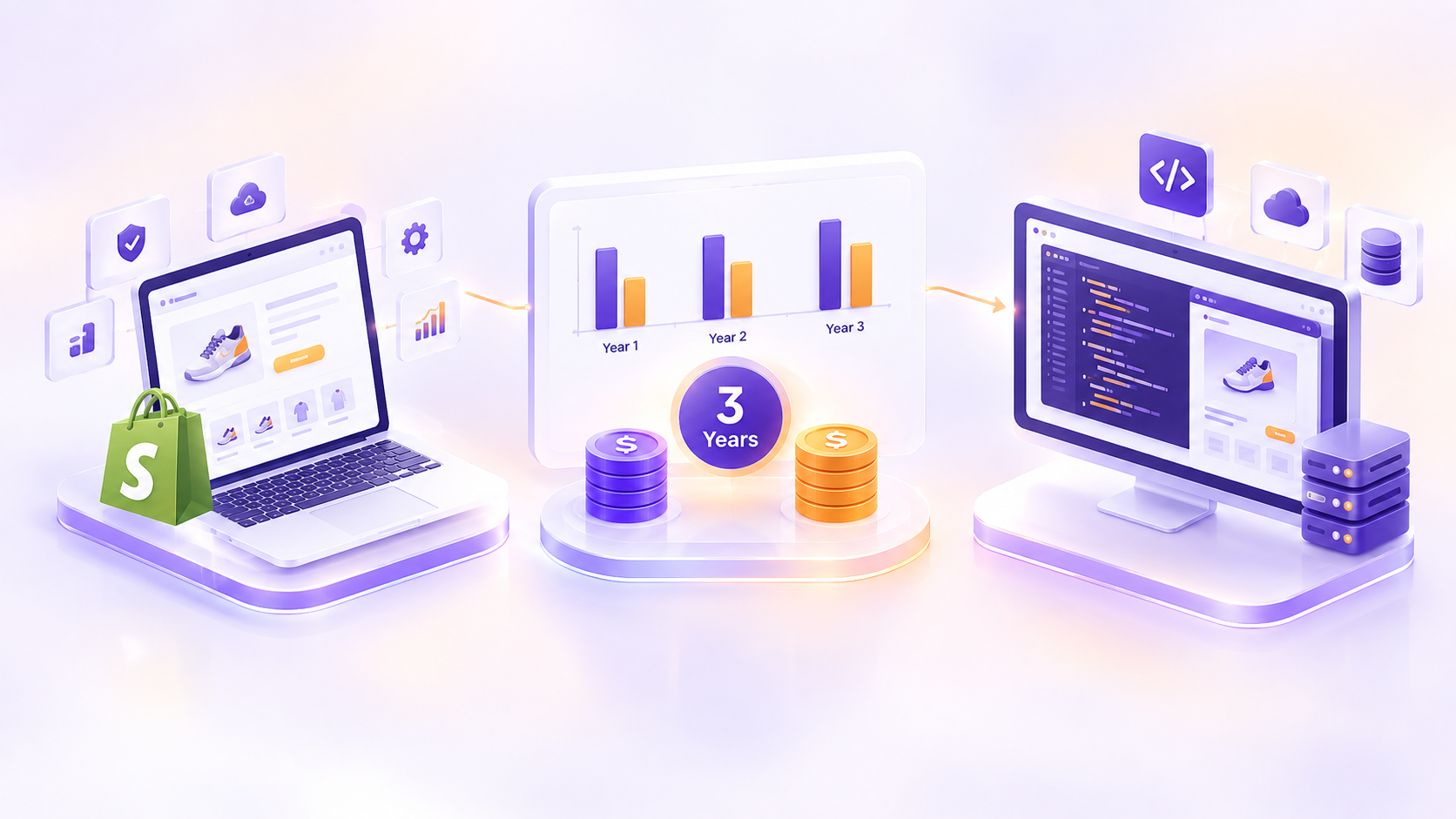 Shopify vs. Custom Ecommerce: Total Cost of Ownership Over 3 Years