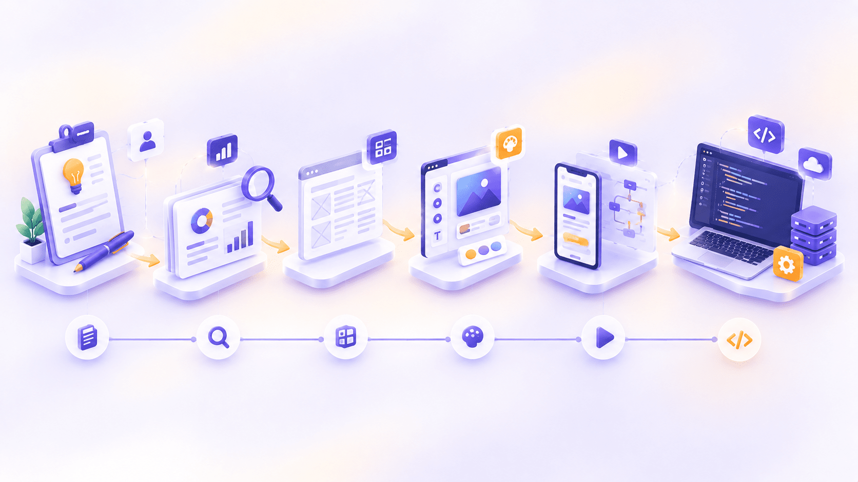 UI/UX Design Process: What Actually Happens Between Brief and Build
